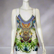 Load image into Gallery viewer, Camilla &#39;Exotic Hypnotic&#39; Silk Top Size S
