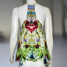 Load image into Gallery viewer, Camilla &#39;Exotic Hypnotic&#39; Silk Top Size S
