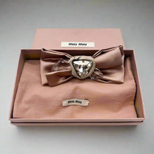 Load image into Gallery viewer, Miu Miu Bow Brooch (incl dustbag and box)
