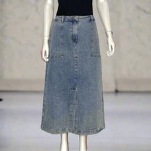 Load image into Gallery viewer, Zoe Kratzmann Denim Skirt Size 2
