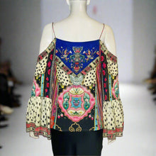 Load image into Gallery viewer, Camilla &#39;Festivall&#39; Silk Top Size S
