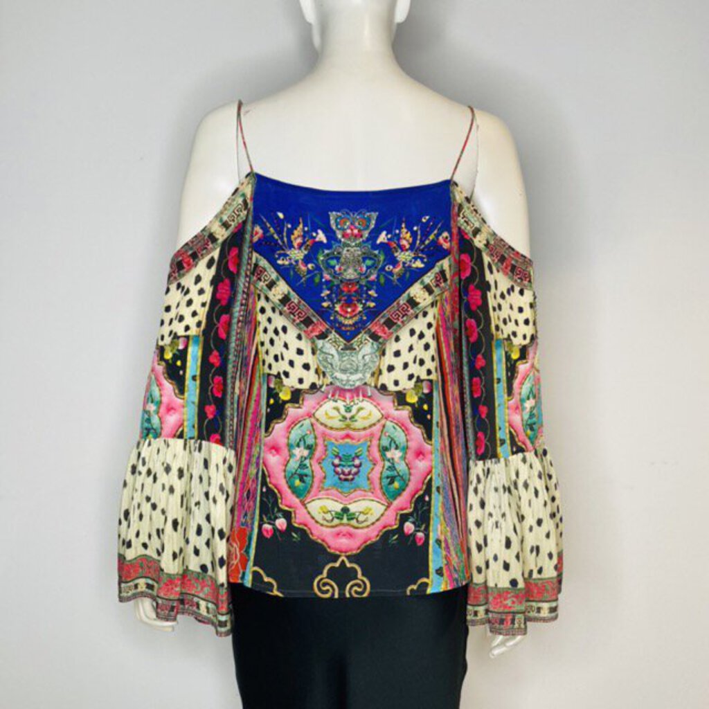 Camilla 'Festivall' Silk Top Size S