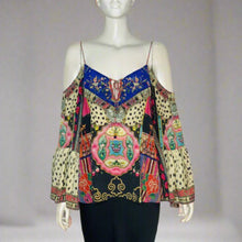 Load image into Gallery viewer, Camilla &#39;Festivall&#39; Silk Top Size S
