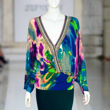 Load image into Gallery viewer, Camilla &#39;Acid Abbey&#39; Top Size S
