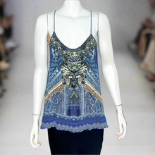 Load image into Gallery viewer, Camilla &#39;Palace of Dreams&#39; Silk Top Size 1
