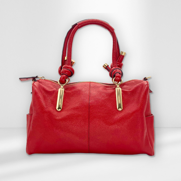 Chloe Red Leather Handbag