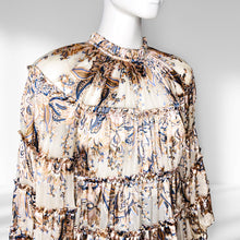 Load image into Gallery viewer, Zimmermann Ladybeetle Silk Chiffon Top Size 0
