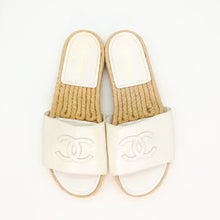 Load image into Gallery viewer, Chanel Espradrille Slides Size 38C
