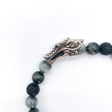 Load image into Gallery viewer, John Hardy 'Naga Beaded Bracelet' with Volcanic Beads
