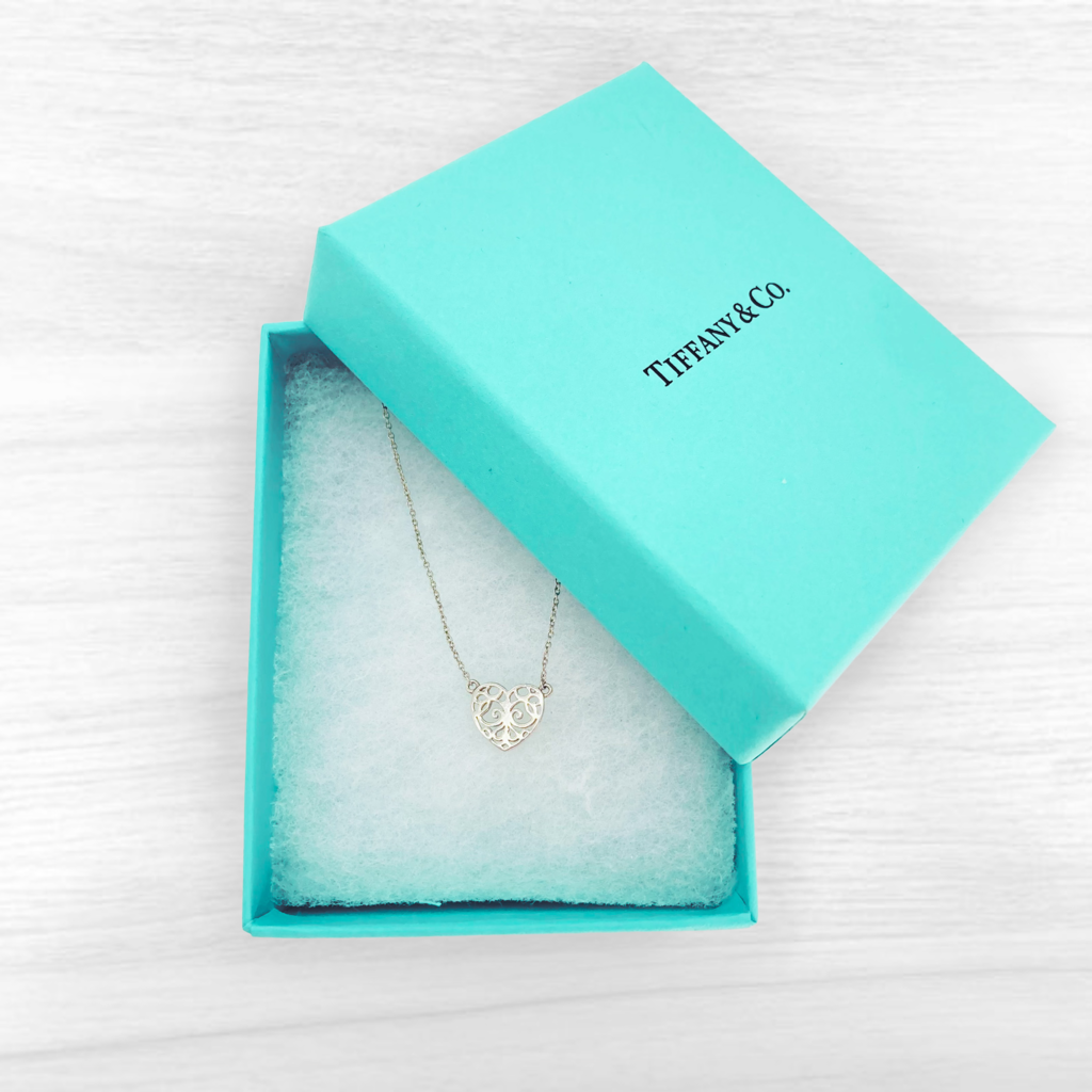 Tiffany & Co Silver 'Enchanted Heart' Necklace