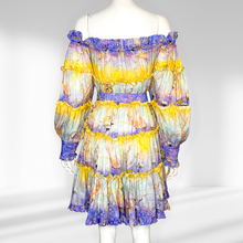 Load image into Gallery viewer, Leo &amp; Lin ‘Salvation Silk Linen Mini Dress’ Size 12
