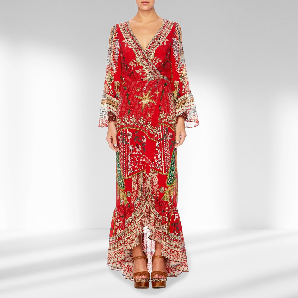 Camilla 'Just Kids' Silk Wrap Dress Size XS