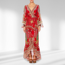 Load image into Gallery viewer, Camilla 'Just Kids' Silk Wrap Dress Size XS
