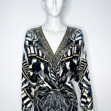 Load image into Gallery viewer, Camilla &#39;Knight of the Wild&#39; Split Front Twist Dress Size S
