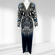 Load image into Gallery viewer, Camilla &#39;Knight of the Wild&#39; Split Front Twist Dress Size S
