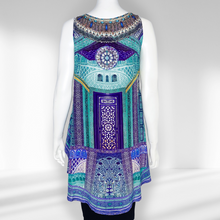 Load image into Gallery viewer, Camilla &#39;Ottoman Sky&#39; Silk Top Size 1
