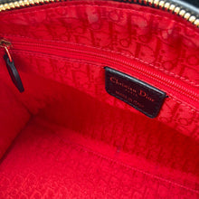 Load image into Gallery viewer, Christian Dior &#39;Cannage Medium Lady Dior&#39; Lambskin Leather Handbag
