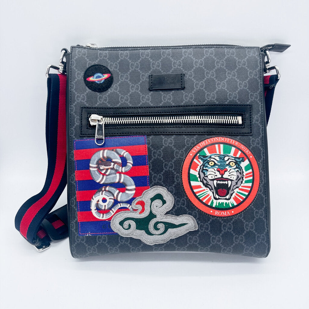 Gucci Supreme Night Courrier GG Messenger Bag