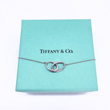 Load image into Gallery viewer, Tiffany Double Loop Elsa Peretti Silver Necklace
