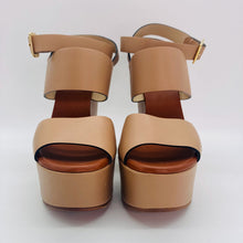 Load image into Gallery viewer, Chloe &#39;Central&#39; Leather Wedge Shoes
