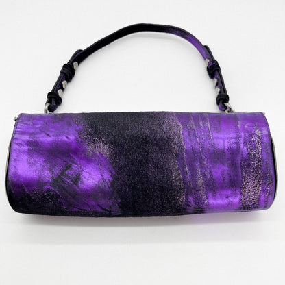 Jimmy Choo Pony Hair Tube Clutch