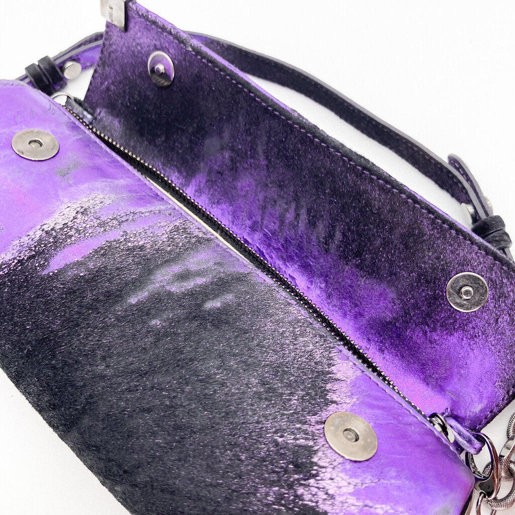 Jimmy Choo Pony Hair Tube Clutch