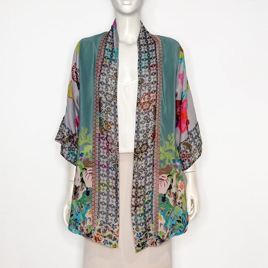 Johnny Was Silk Jacket Size XS