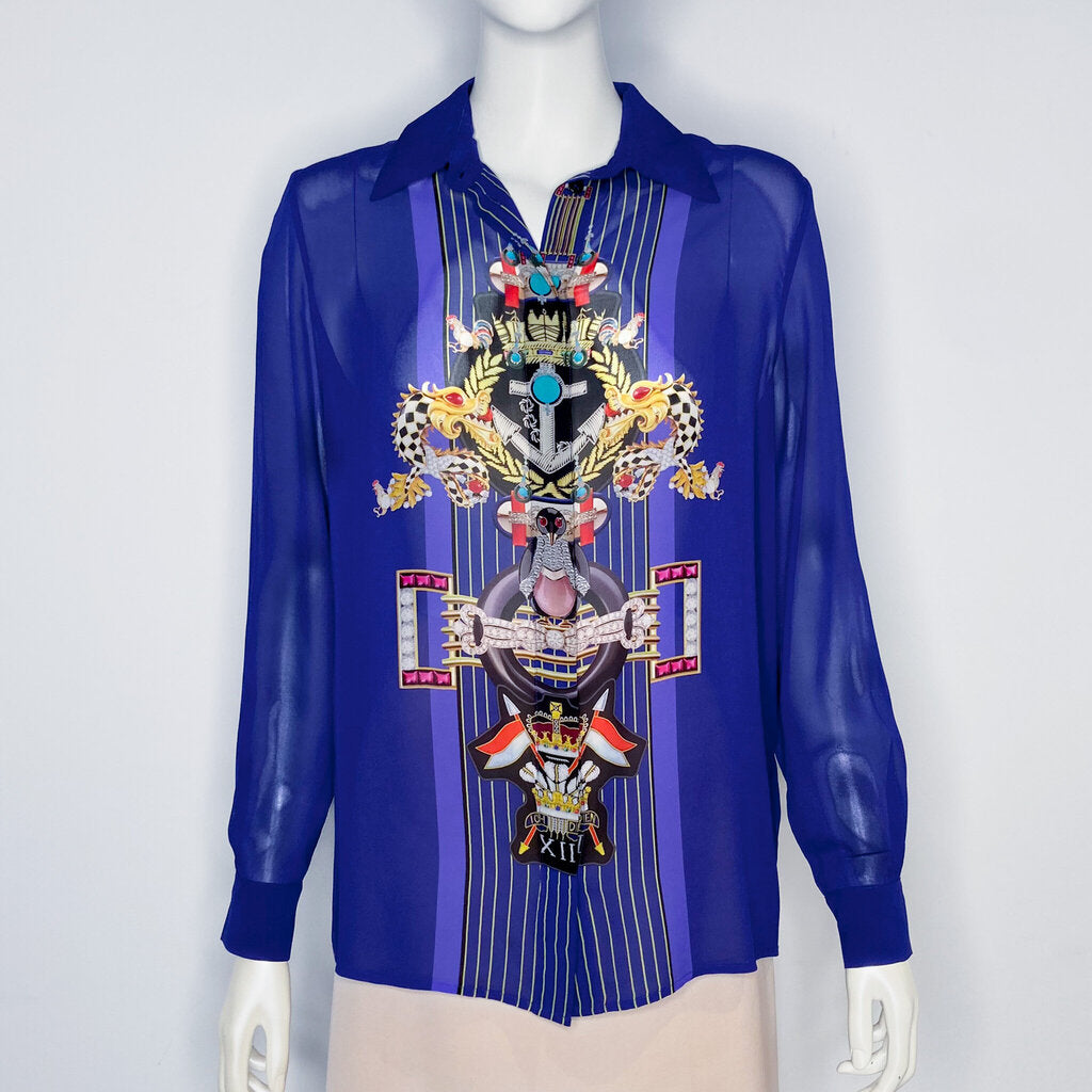 Mary Kantrantzou Silk Top Size 8
