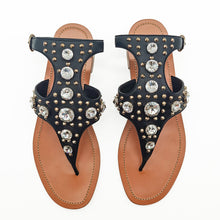 Load image into Gallery viewer, Prada Crystal Embellished Flats Size 39
