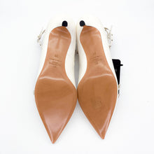 Load image into Gallery viewer, Valentino Ivory Love Latch Caged Heels Size 39
