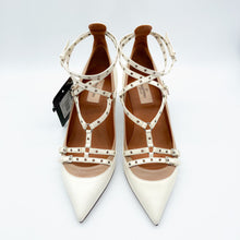 Load image into Gallery viewer, Valentino Ivory Love Latch Caged Heels Size 39
