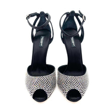 Load image into Gallery viewer, Dolce &amp; Gabbana Crystal Embellished Satin Heels Size 39
