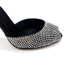 Load image into Gallery viewer, Dolce &amp; Gabbana Crystal Embellished Satin Heels Size 39
