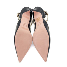 Load image into Gallery viewer, Valentino Red Black Leather Low Heels Size 38.5
