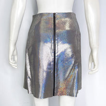 Load image into Gallery viewer, Willow Iridescent Leather Skirt Size 6
