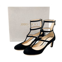 Load image into Gallery viewer, Jimmy Choo Doll 100 T-Strap Heels Size 38.5
