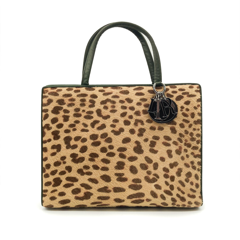 1999 Christian Dior Cheetah Print Tote