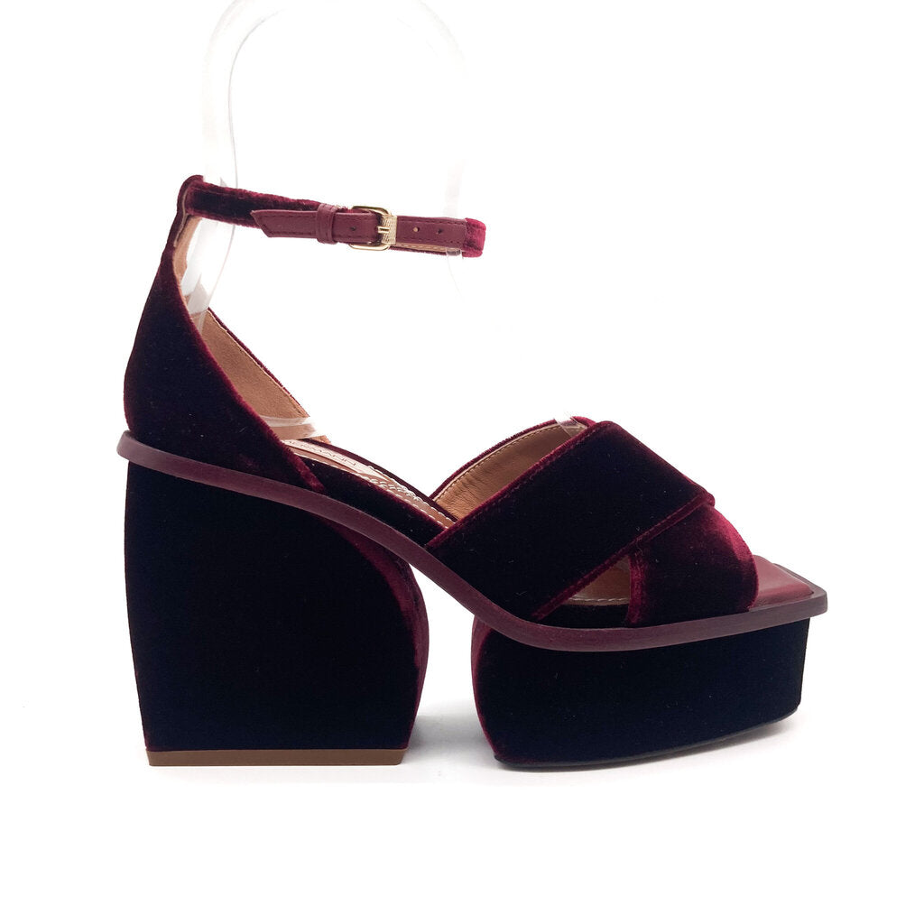 Zimmermann Velvet Platform Heels Size 36