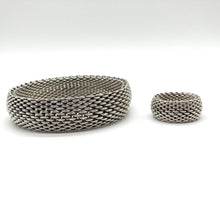 Load image into Gallery viewer, Tiffany &amp; Co. Somerset Mesh&#39; Ring &amp; Bracelet Set
