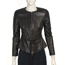 Load image into Gallery viewer, Emporio Armani Leather Jacket Size 1
