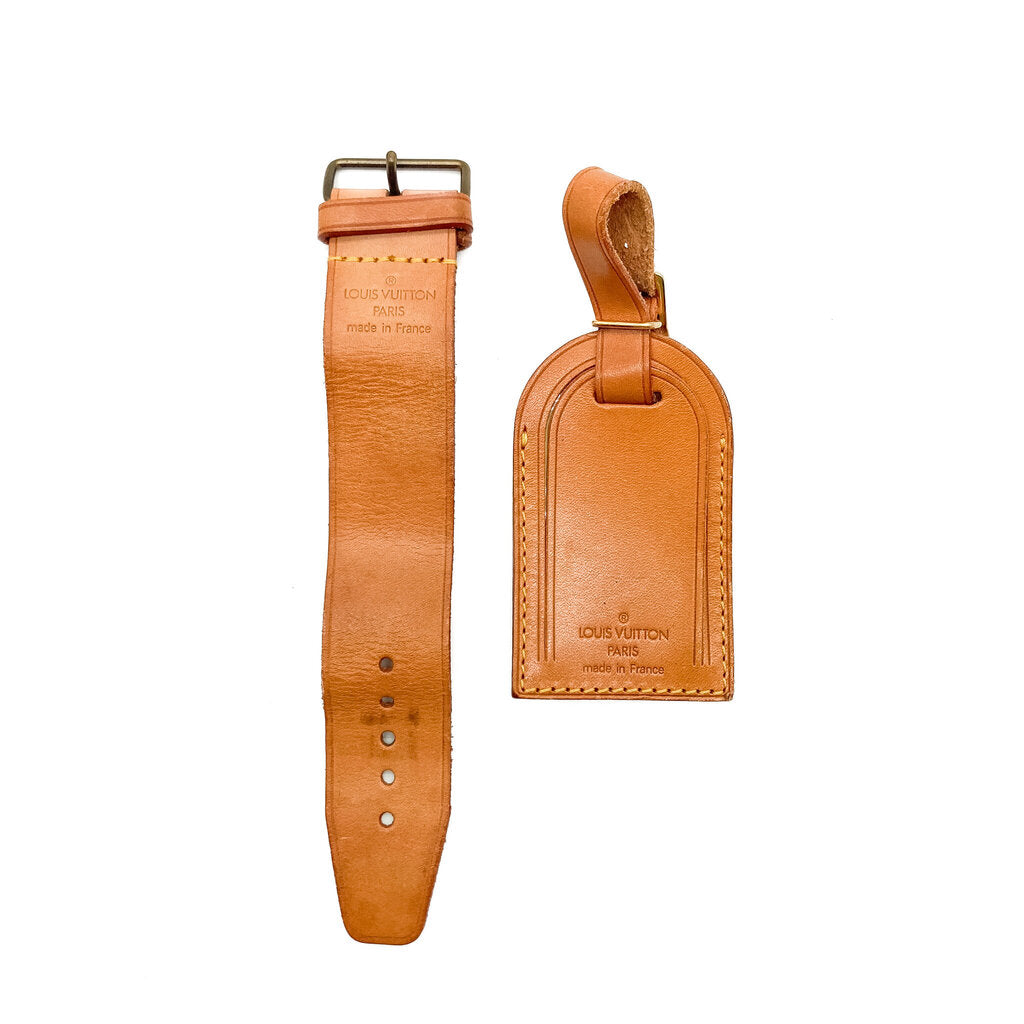 Louis Vuitton Vachetta Leather Luggage Tag