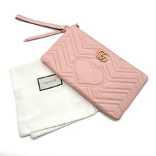 Load image into Gallery viewer, Gucci GG Marmont Leather Clutch
