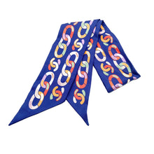 Load image into Gallery viewer, Chanel Silk Twilly Bandeau Scarf &amp; Scrunchie

