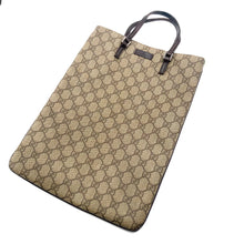 Load image into Gallery viewer, Gucci GG Supreme Flat Vertical Tote
