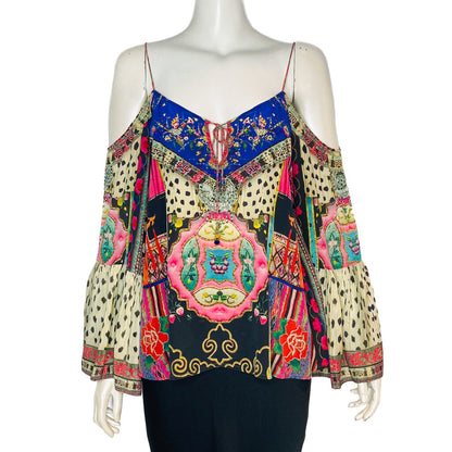 Camilla 'Festivall' Silk Top Size S