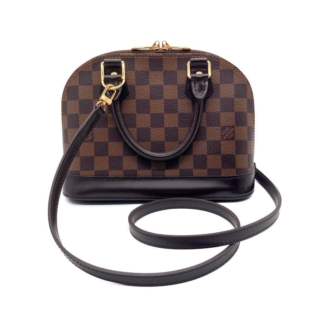 Louis Vuitton Damier Ebene Canvas Alma BB Handbag
