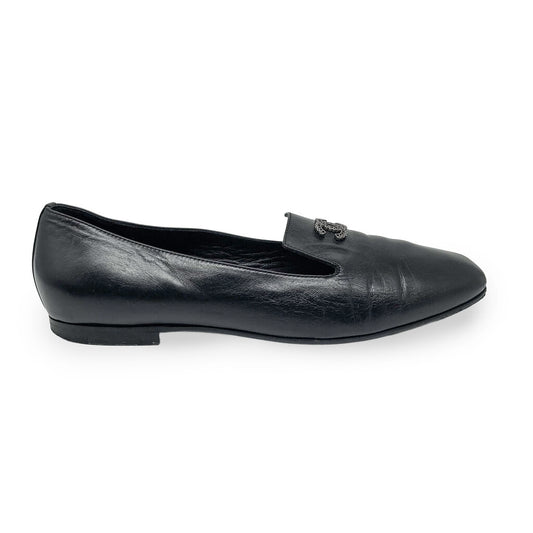Leather CC Logo Loafers Size 37.5