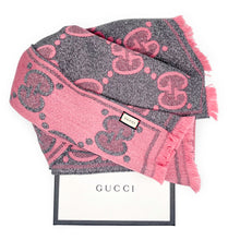 Load image into Gallery viewer, Gucci GG Wool &amp; Metallic Reversible Scarf
