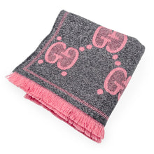 Load image into Gallery viewer, Gucci GG Wool &amp; Metallic Reversible Scarf
