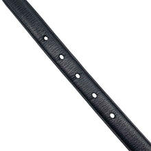 Load image into Gallery viewer, Yves Saint Laurent Cassandre Black Leather Belt
